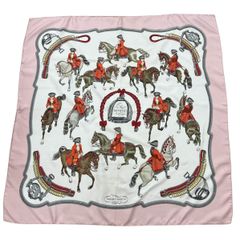 HERMÈS エルメス カレ90 乗馬風景 REPRISE スカーフ タグあり - メルカリ