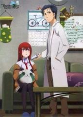 [중고] 포스터 (애니메이션) A3 클리어 포스터 홍리스 & 윤타로 [Blu-ray & DVD 극장판 STEINS; GATE 부하 영역의 디자브] 애니메이트 구입 특전