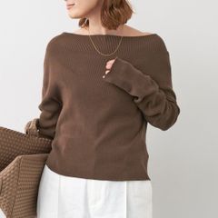 23AW✨ドゥーズィエムクラス Slit Sleeve Knit P/O ピンク ーPick up itemー【 Women's knit 】