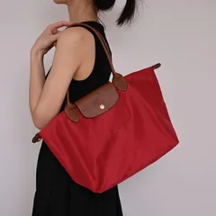 美品 LONGCHAMP ル・プリアージュ 2way オールレザー 赤 LONGCHAMP LONG CHAMP ロンシャン トートバッグ L ラージサイズ