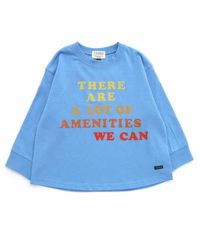 新品　F.O.KIDS（エフ･オー･キッズ）　カラバリグラフィックロンT　80㎝　90㎝　ロンT　長袖　ブルー　Tシャツ　ベビー　綿　R106025