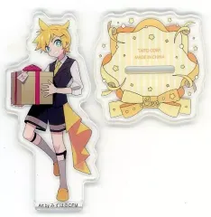 【中古】雑貨 鏡音レン 描き下ろしクリアスタンド 「タイトーくじ 初音ミク 39(ミク)の日 記念くじ」 D賞