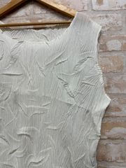 ISSEYMIYAKE イッセイミヤケ　タンクトップ　トップス　ランダムプリーツ