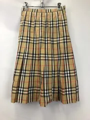 OLD Burberry's ノバチェック　プリーツスカート　サイズＳ　裏地あり　05122319　02