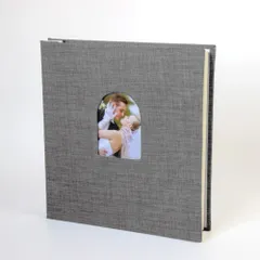 ☆ グレー ☆ アーチ ☆ アルバム 貼るタイプ 大容量 アルバム 大容量 貼るタイプ フォトアルバム 写真アルバム 貼るアルバム フォト 写真 粘着 貼る 粘着式 写真整理 収納 整理 貼り付け 結婚式 入学式 家族写真 記念日 誕生日 家庭用 ギフト