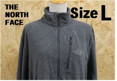 THE NORTH FACE　ザノースフェイス　ジップアップ　フリースジャケット　グレー　L