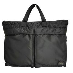 【美品】ポーター タンカー ビジネスバッグ PORTER TANKER  ブリーフケース  A4サイズ　ブラック 吉田カバン