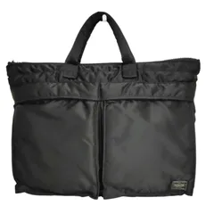 【美品】ポーター タンカー ビジネスバッグ PORTER TANKER  ブリーフケース  A4サイズ　ブラック 吉田カバン