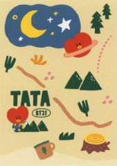 [중고] 캐릭터 카드 TATA(부이) 오리지널 카드(THE GREEN PLANET) [BT21] 모리 판타지·PALO 한정 BT21 타이업 캠페인 제2탄 500엔 투입 캠페인 특전