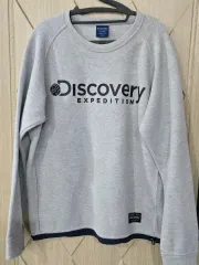 DISCOVERY グレー パーカー Tシャツ