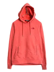 【お得なクーポン配布中!】 ノースフェイス スウェット フード パーカー レディース S 古着 The North Face 前V プルオーバー 裏起毛 アウトドア ロゴ 刺繍 トレーナー