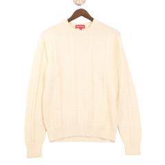 Supreme / Jacquard Sweater シュプリーム コットン ニット セーター 表記サイズS