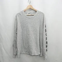 ◇ ⊇ LEGENDA レジェンダ プリント入り 長袖 ロングTシャツ サイズF グレー メンズ E  【1412090005435】のサムネイル