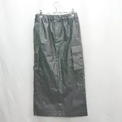 ◇ Θ CIAOPANIC TYPY ウエストゴム ロング タイト フェイクレザースカート サイズONE ブラック レディース E  【1412260014267】