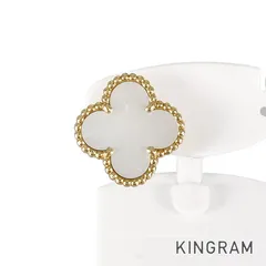 ヴァンクリーフ＆アーペル Van Cleef & Arpels ヴィンテージ アルハンブラ K18YG シェル イヤリング sss【中古】のサムネイル