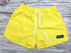 Beach　ビーチウェア　ショートパンツ　水陸両用　ユニセックス　イエロー