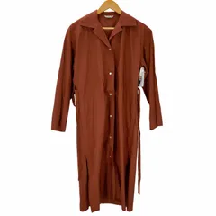 オーラリー AURALEE SELVEDGE WEATHER CLOTH LONGSHIRT DRESS  レディース JPN：0 のサムネイル