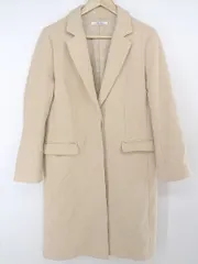 ■ JOURNAL STANDARD relume 長袖 チェスターコート サイズM クリームべージュ レディース P  【1208260007046】