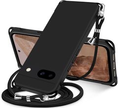 【特売】Google Pixel 8a 用 ケース ショルダー pixel8a 用 スマホケース ピクセル 8A カバー 肩掛け 斜めかけ 縄掛けケース 薄型 軽量 TPU 携帯ケース 紐付き 斜めがけ 織りストラップ付き ネックストラップ ショルダー ケース