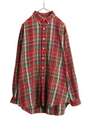 【お得なクーポン配布中!】 90s THE BIG SHIRT ラルフローレン チェック ボタンダウン ヘビー フランネル シャツ メンズ XL オールド ポロ ビッグシャツ 大きいサイズ