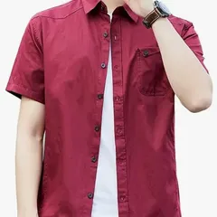 R47 [Amyni] シャツ メンズ 半袖 半袖シャツ 半袖 ワイシャツ <!-利用不可文字-!>100% ホワイト シャツ 形態安定・抗菌防臭加工 メンズ カジュアル ワイシャツ 五分袖 夏服 オシャレ 無地 素晴らしい 通勤 吸汗速乾 快適な 軽い