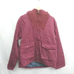 ◇ ⊇ JUNRED ジュンレッド 綿 ボア 長袖 パーカー サイズ2 レッド メンズ E  【1412090052989】のサムネイル