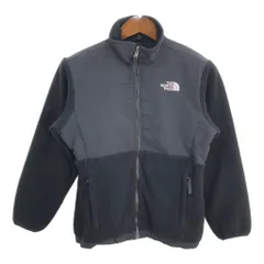 THE NORTH FACE ノースフェイス Denali デナリ フリースジャケット アウトドア ブラック (ガールズ L) 中古 古着 R0442