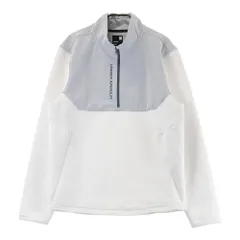 サイズ：L UNDER ARMOUR アンダーアーマー  ハーフジップ スウェット トレーナー  グレー系 [240101484447] ゴルフウェア メンズ ストスト
