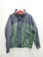 ◇ GU ジーユー 長袖 ジャケット サイズL グリーン ネイビー メンズ P  【1406110021147】