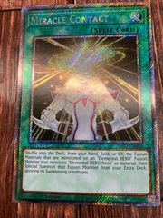 遊戯王　英語版　　ミラクル・コンタクト　プラチナシークレットレア