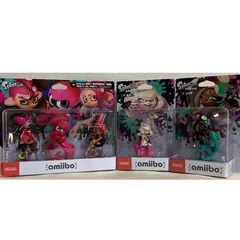 amiibo アミーボ  スプラトゥーンシリーズ  (トリプルセット、ヒメ、イイダ)
