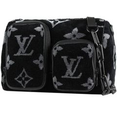 LOUIS VUITTON/ルイ ヴィトン　ヴァージル アブロー キーポル バンドリエール25（ショルダーバッグ）　モノグラム エクリプス タフタージュ　ノワール（ブラック）×グレー　M45438【未使用品】