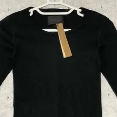 新品 定価6825円 ラウンジリザード カットソー ロンT フライス Tシャツ　　LOUNGELIZARD ボディフィット ブラック 黒 単色 無地 YL1944 シンプル 未使用品