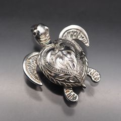 A095 ハワイアンジュエリー K 925刻印 ペンダント トップ ホヌ デザイン シルバー チャーム ヘッド