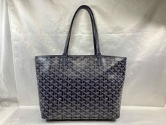 【鑑定書付き】 GOYARD ゴヤール アルトワPM トートバッグ キャンバス ネイビー