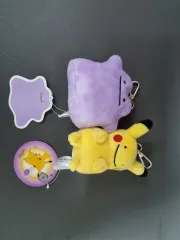 ポケモン 正規品 ピカチュウ メタモン 人形 キーリング セット