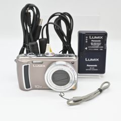 【美品】パナソニック デジタルカメラ LUMIX (ルミックス) ブラウン DMC-TZ5-T