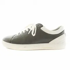 ジョルジオアルマーニ GIORGIO ARMANI スニーカー シューズ US10 チャコールグレー 白 ホワイト X3X043 XL484 /AN2のサムネイル