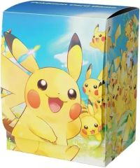 [Used] Pokemon Card Game Deck Case Pikachu large gathering