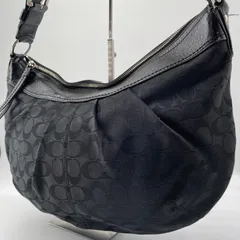 良品✨COACH コーチ ワンショルダーバッグ シグネチャー ホーボー