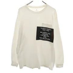 N.HOOLYWOOD エヌハリウッド 長袖 Tシャツ 38 ホワイト メンズ 古着