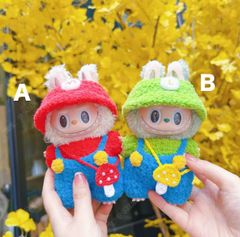 Labubu お洋服セット 056 マリオ ルイージ ラブブ らぶぶ