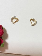 ジルスチュアートJILLSTUART お花フラワーハートフープピアス - メルカリ