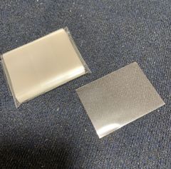 100枚 長方形 旧ガシャポン ミニブックサイズ シール用 スリーブ