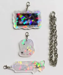 【中古】キーホルダー アズール・アーシェングロット チェーン付きホログラムアクリルチャーム 「ディズニー ツイステッドワンダーランド」 アズールの誕生日記念グッズ