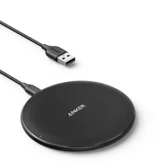 【数量限定】15シリーズ / iPhone 14シリーズ Qi認証 Galaxy ワイヤレス充電器 AirPods Pad 各種対応 10 最大10W出力 PowerWave (ブラック) Anker