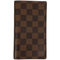 ルイ・ヴィトン Louis Vuitton アジェンダ ポッシュ 手帳カバー カード入れ 手帳・ブックカバー ダミエ ブラウン R20703 レディース 【中古】