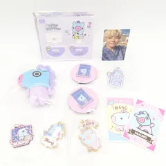 BTS BT21 MANG グッズ ふわふわマスコット クッキーチャーム アクリルスタンド 缶スタンド ステッカー ジェイホープ ホソク トレカ付
