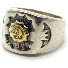 縄目リング大GPインディアン タディアンドキング TADY&KING シルバー925 リング メンズ 指輪 レディース リング 指輪 レジスト原宿 TADY\u0026KING 平打ちリングK18インディアン(10mm) : TADY＆KING