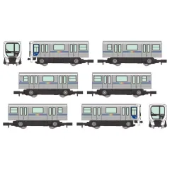 【新品】鉄道模型 1/150 新交通ゆりかもめ7300系 6両セット 「新交通システムコレクション」 [332299]のサムネイル
